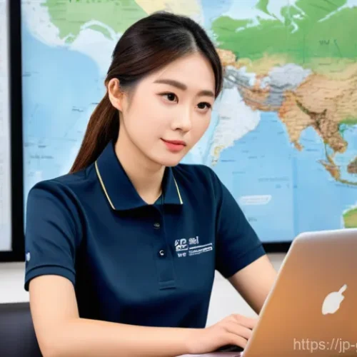 여행안내사 업무 중 발생하는 위기 관리 - **Prompt:** A detailed, realistic photograph capturing a young, professional Japanese female tour gu...